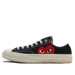Converse CHUCK 70 OX "Comme Des Garçons PLAY / Half Heart Black"