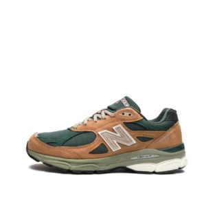 NEW BALANCE 990V3 "Made in USA - Tan / Green"