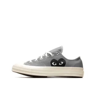 CONVERSE CHUCK 70 OX "CDG Play - Steel Gray"