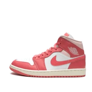 W AIR JORDAN 1 MID "Strawberries And Cream